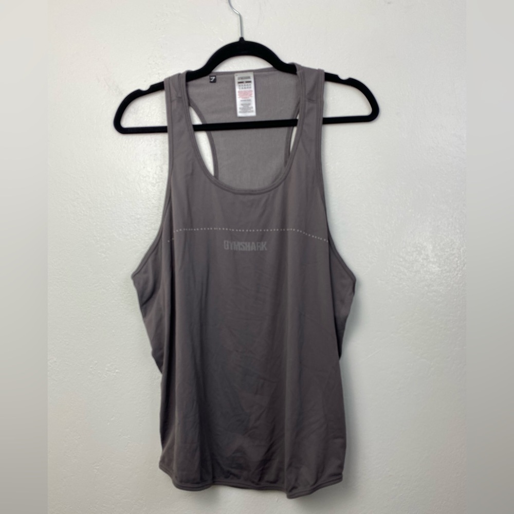 GYMSHARK Tank Top Taupe Workout Gym Athletic size Medium